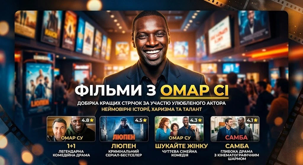Фільми з Омар Сі повна добірка для будь-якого настрою