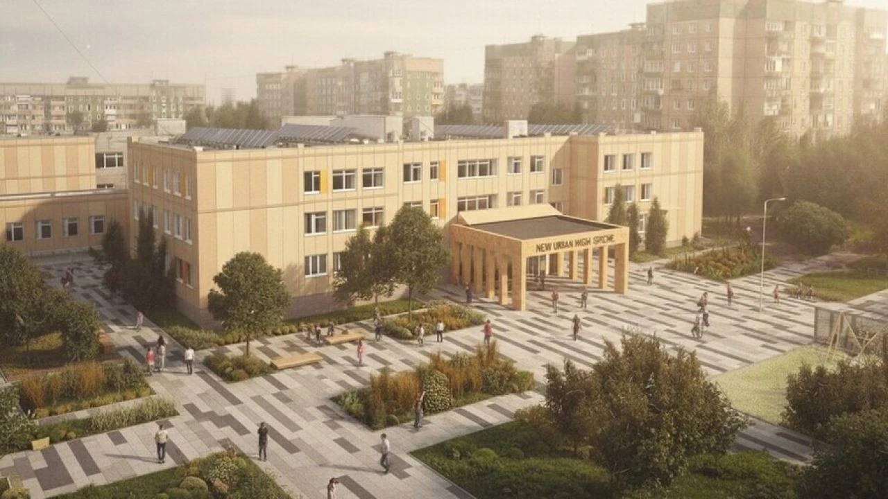 Скандинавські інвестиції в освіту: зруйнований обстрілом львівський ліцей перетворять на енергоефективний простір