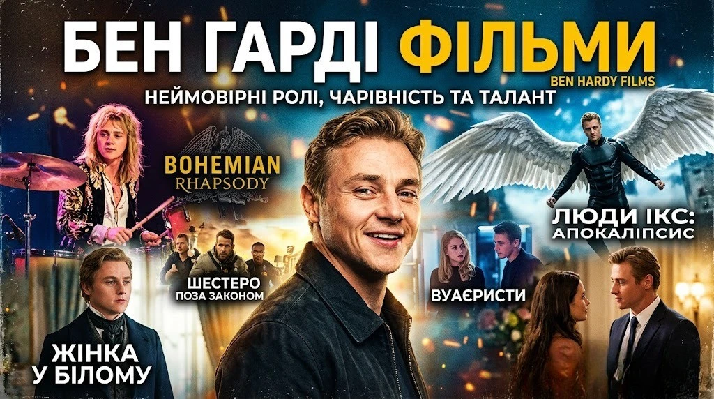 Фільми з Беном Гарді: жанри, рейтинги та синопсиси