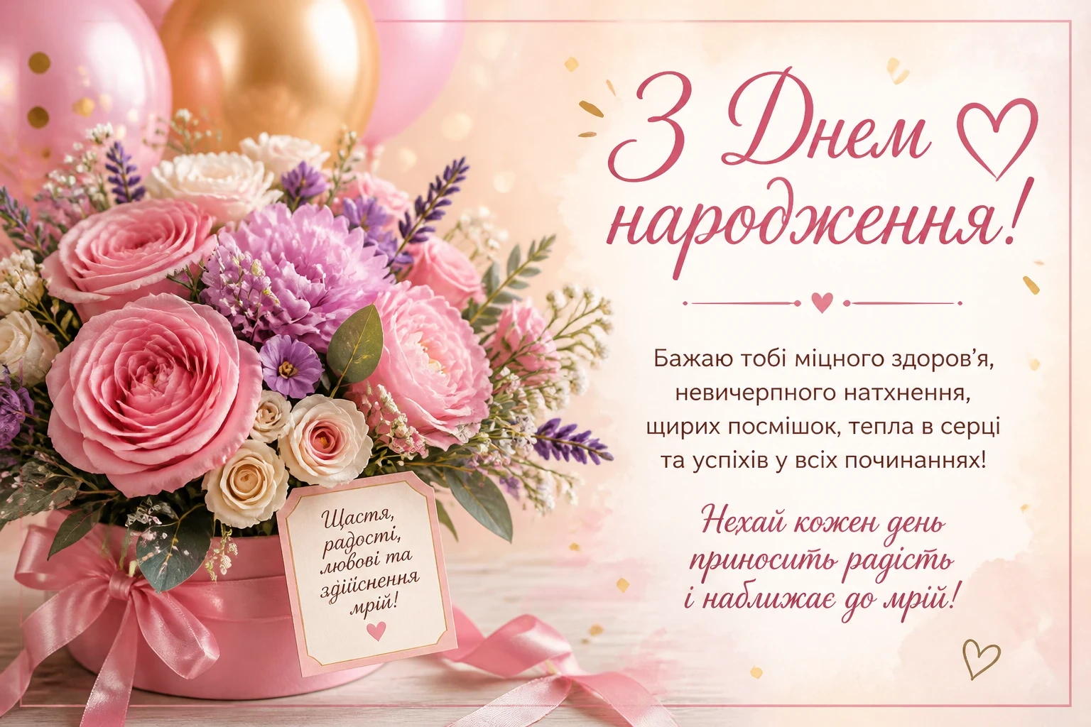 Відкритка з днем народження