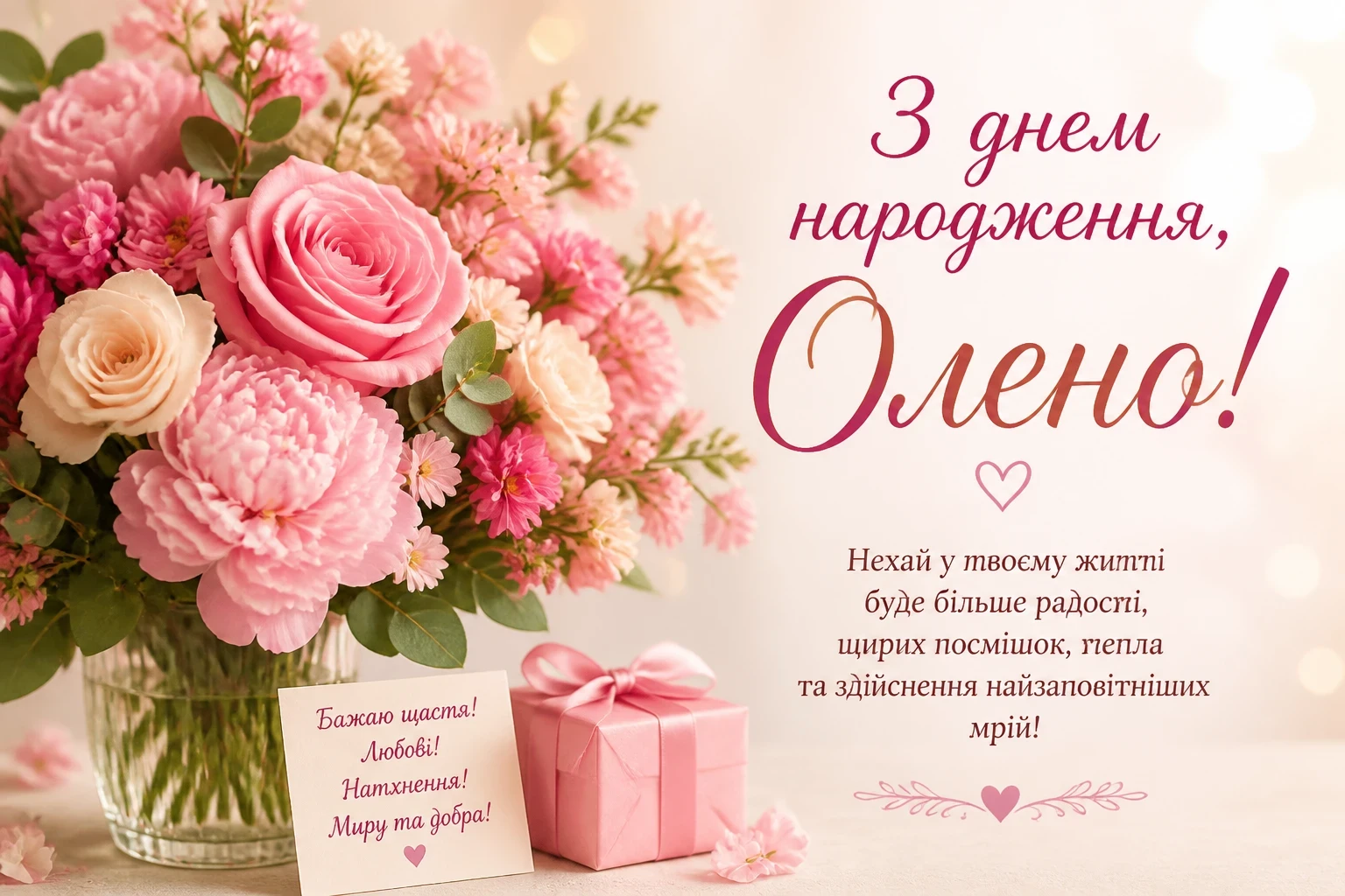 З днем народження, Олено
