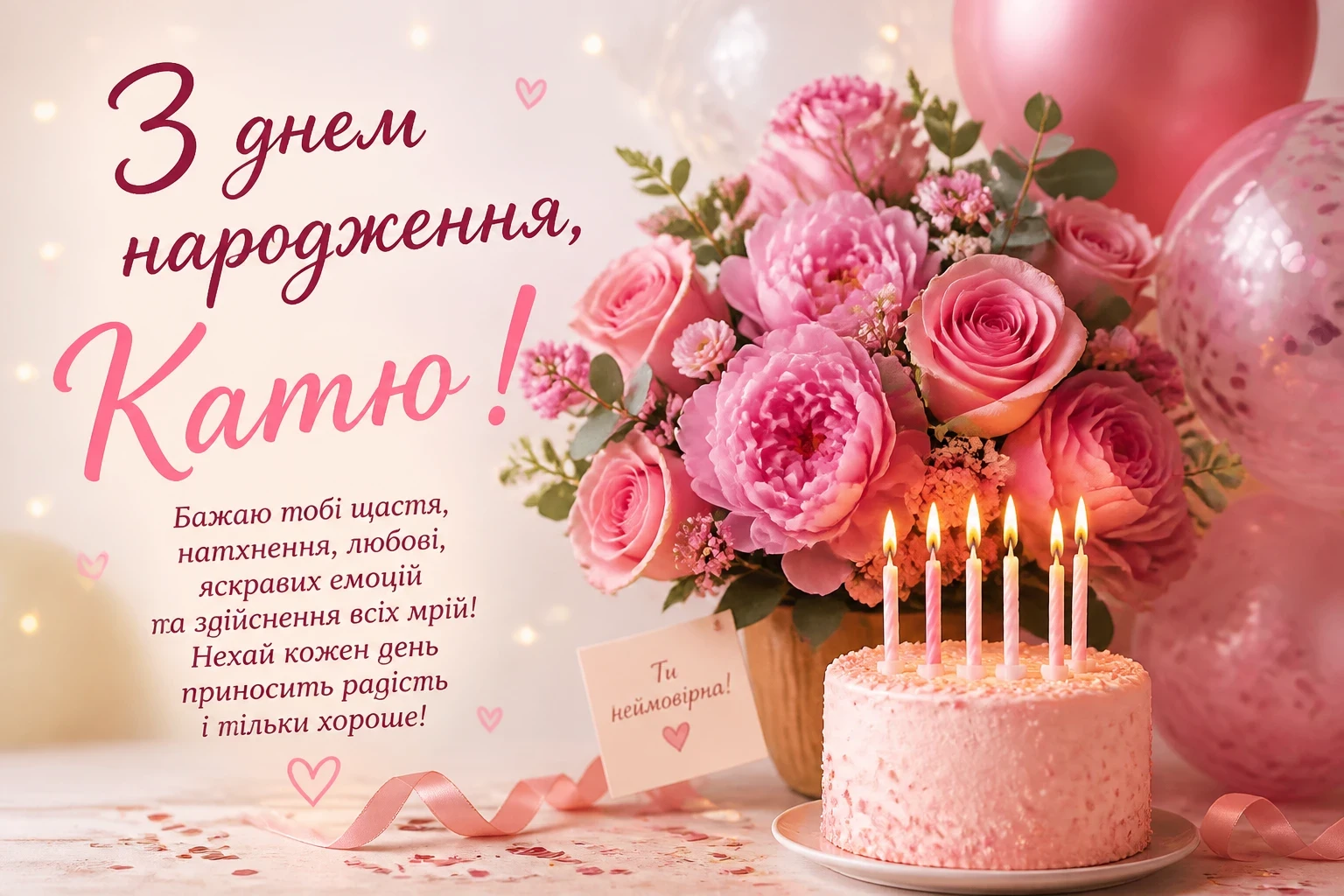 З днем народження Катю