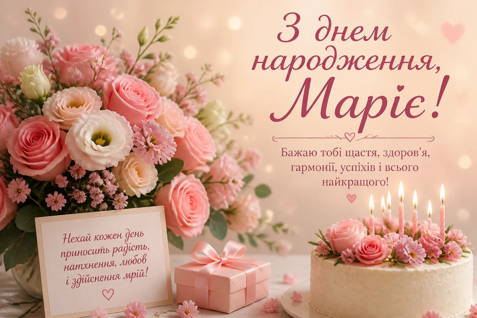 З днем народження, Маріє