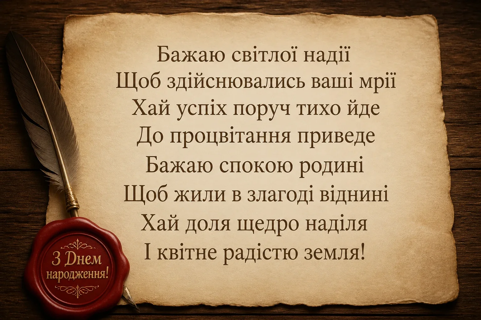 відкритка з днем народження