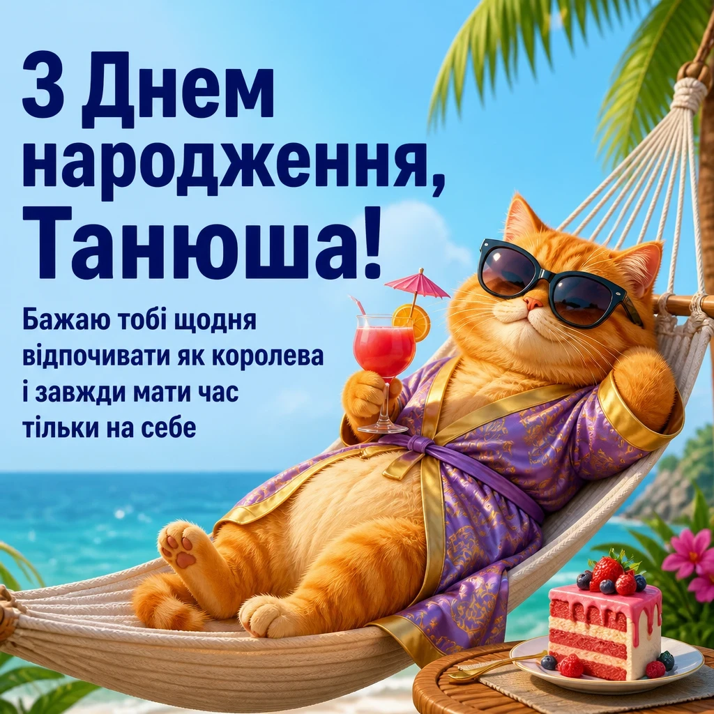 з днем народження танюша