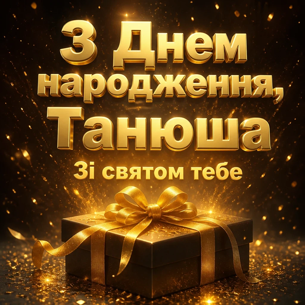 з днем народження танюша