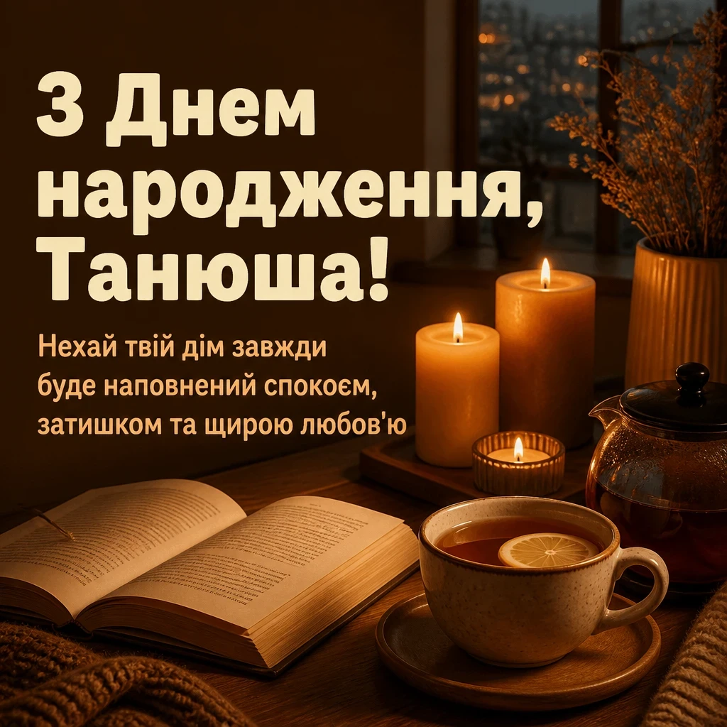 з днем народження танюша