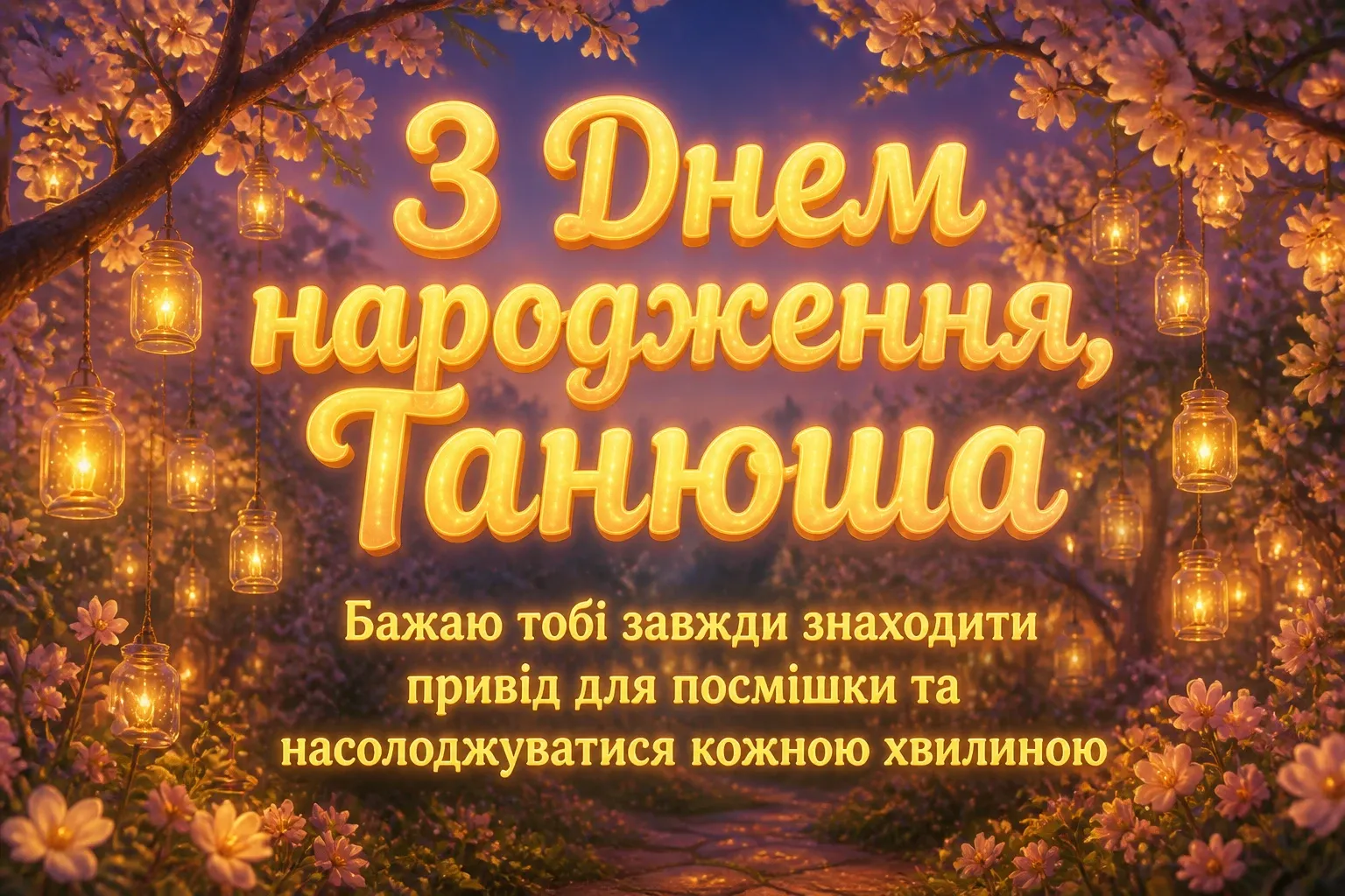 з днем народження танюша