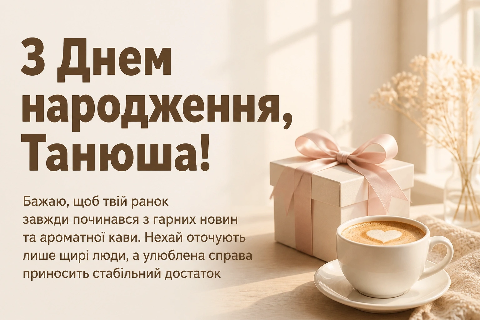 з днем народження танюша