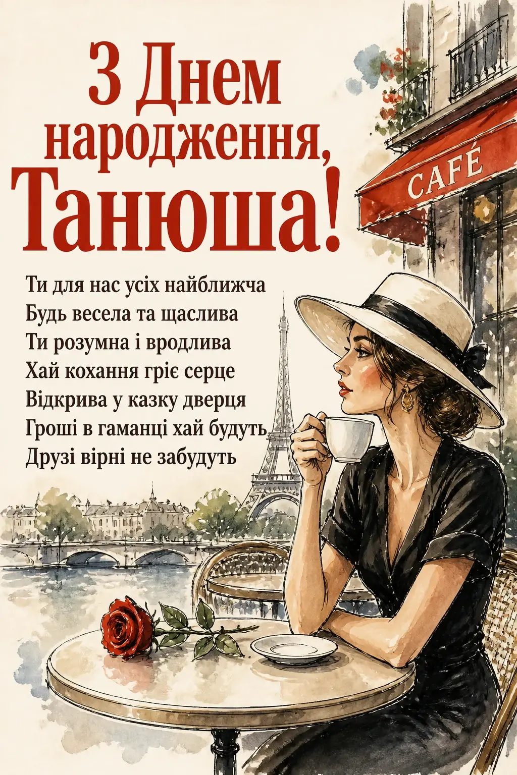 з днем народження танюша
