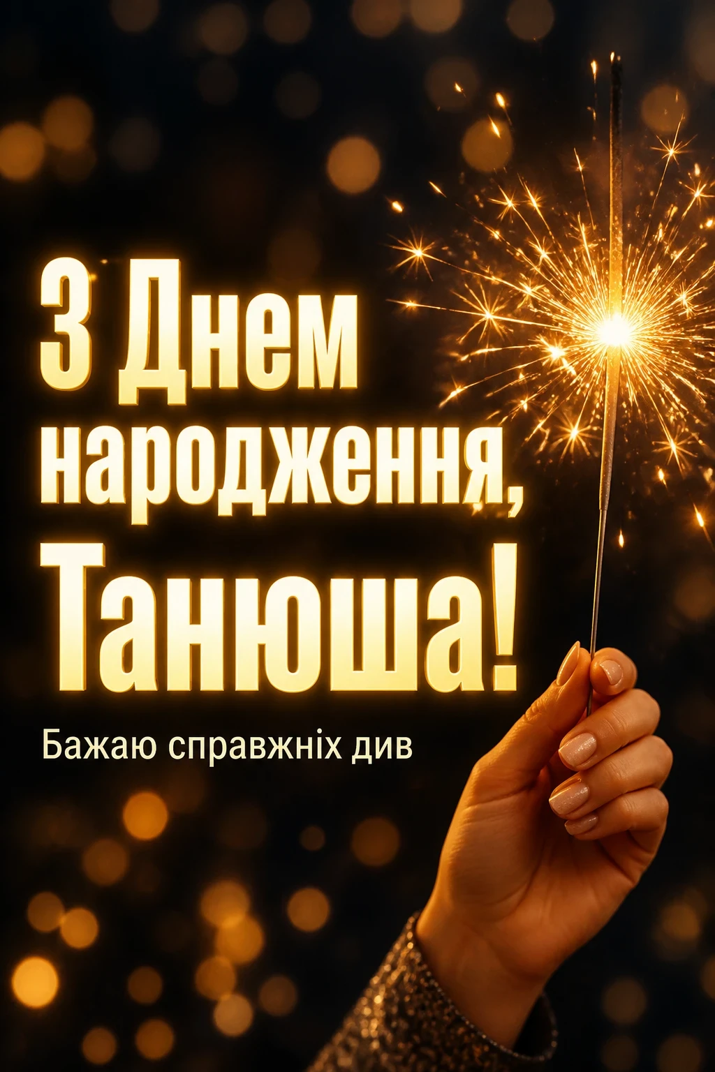 з днем народження танюша