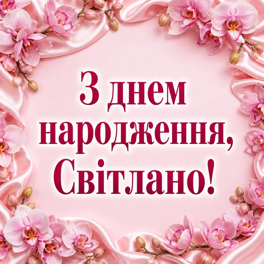 з днем народження світлана