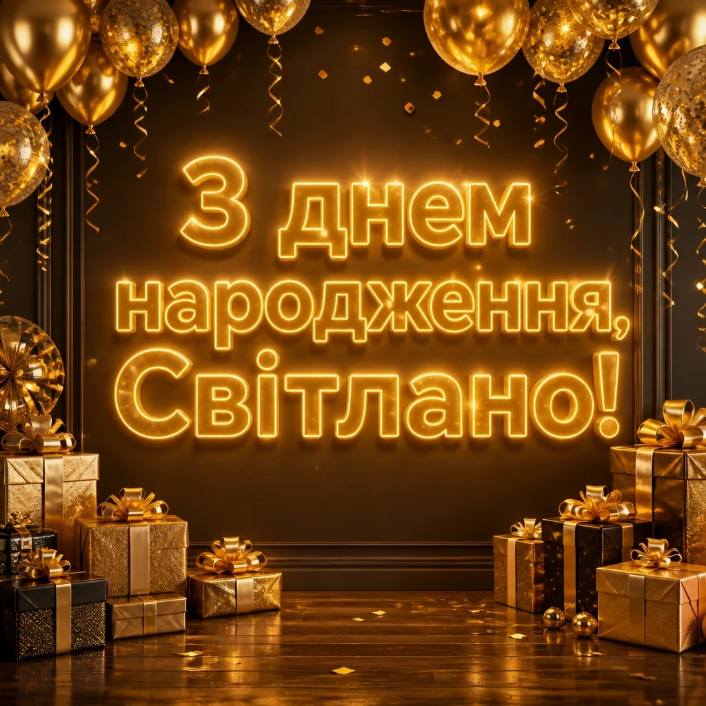 з днем народження світлана