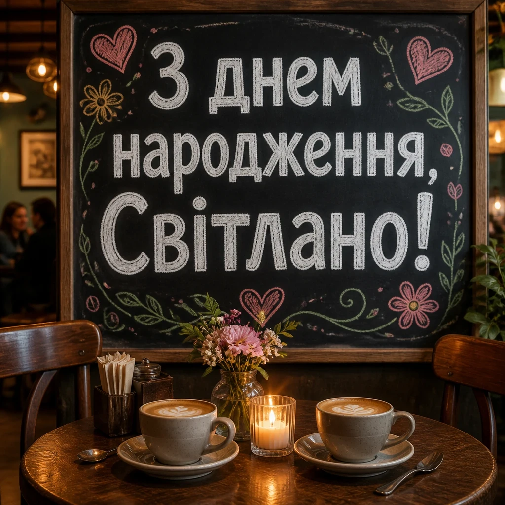 з днем народження світлана