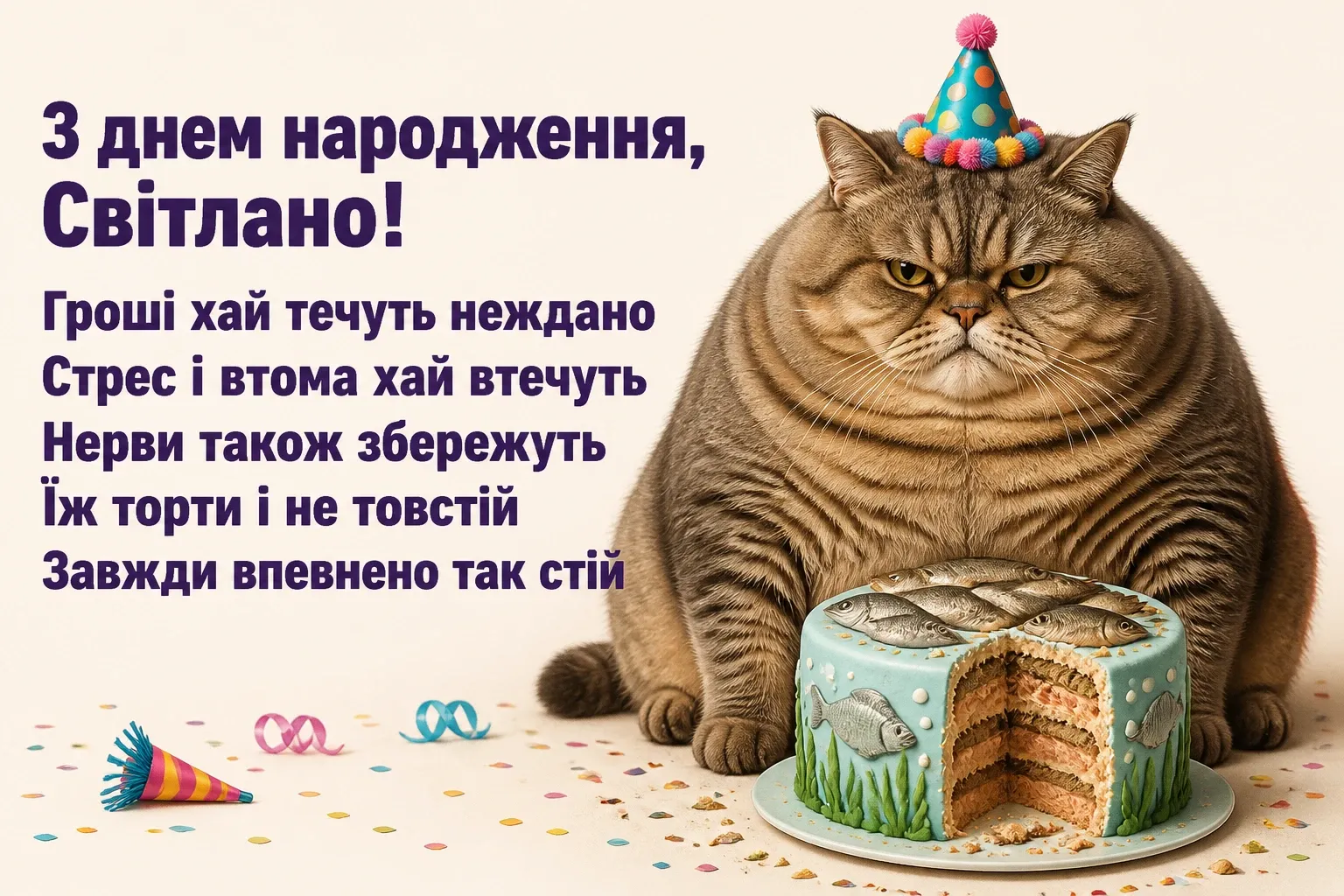 з днем народження світлана