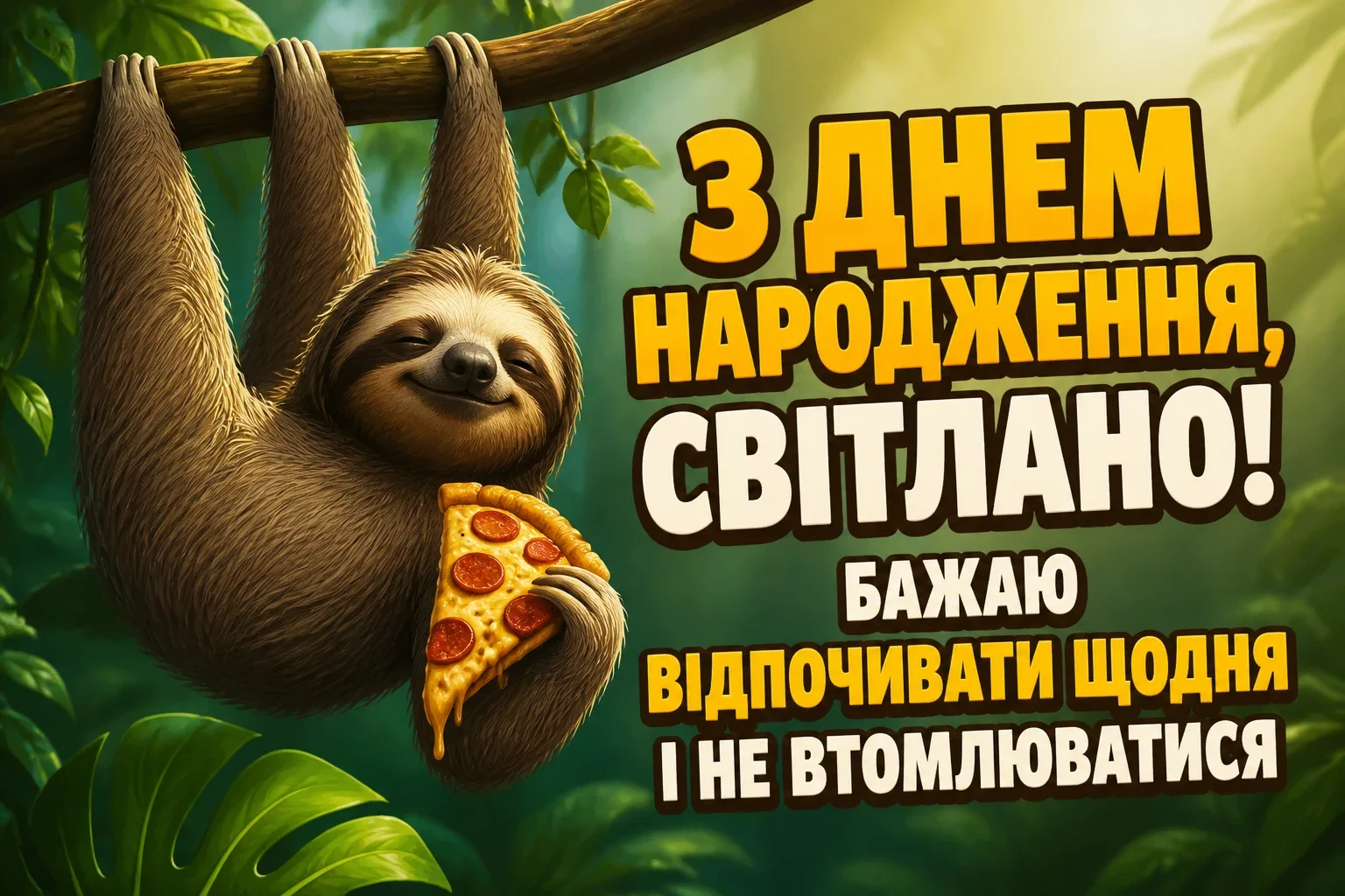 з днем народження світлана