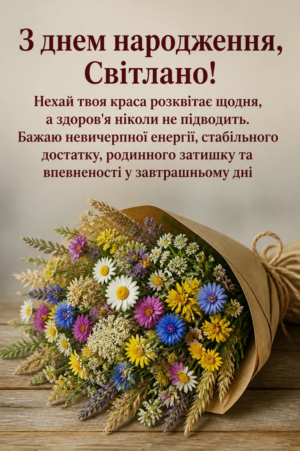з днем народження світлана
