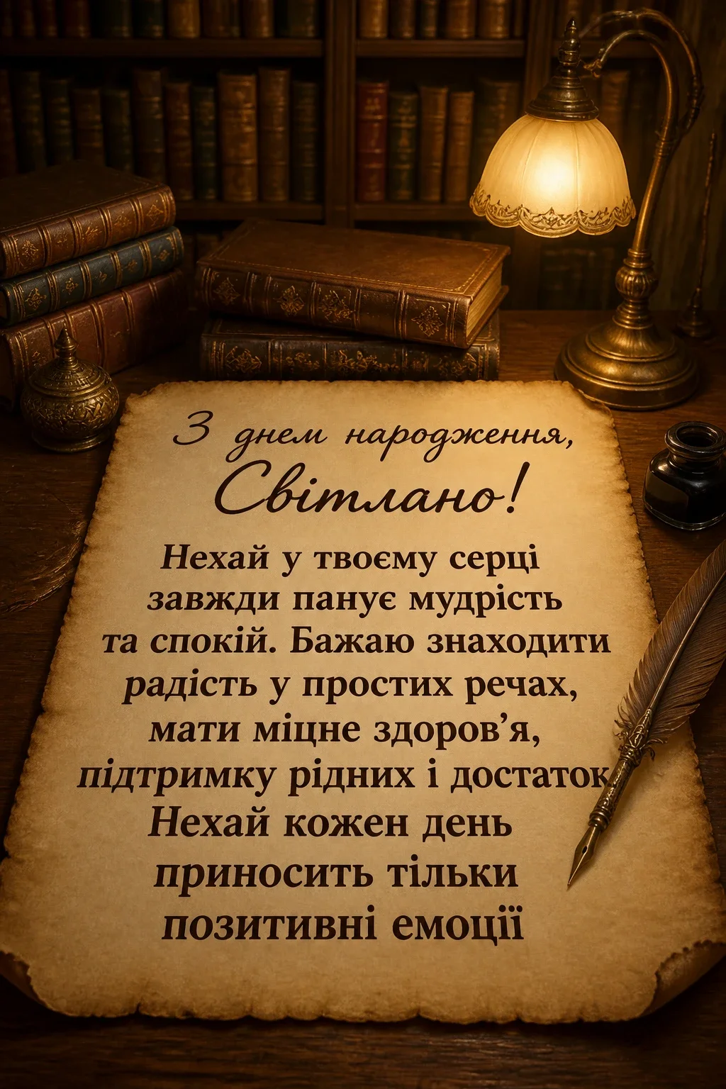 з днем народження світлана
