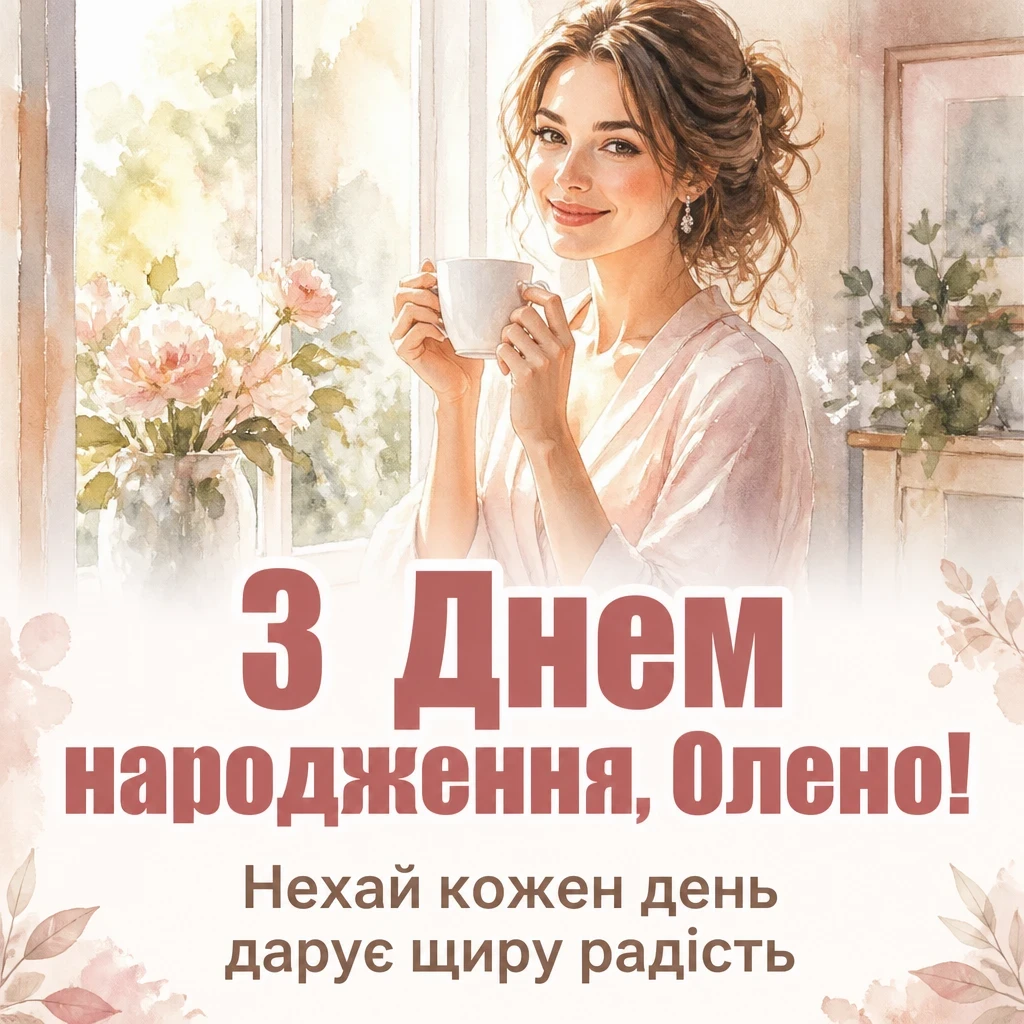 з днем народження олена