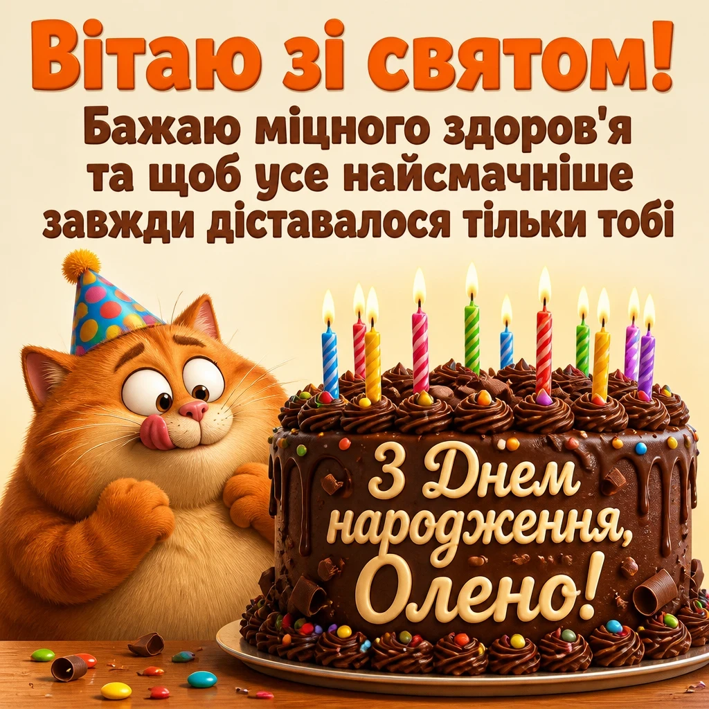 з днем народження олена