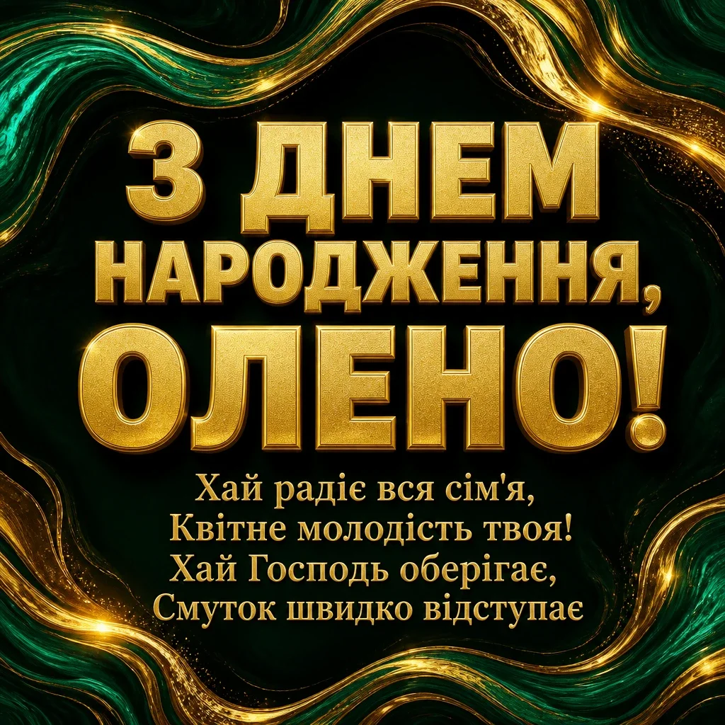 з днем народження олена