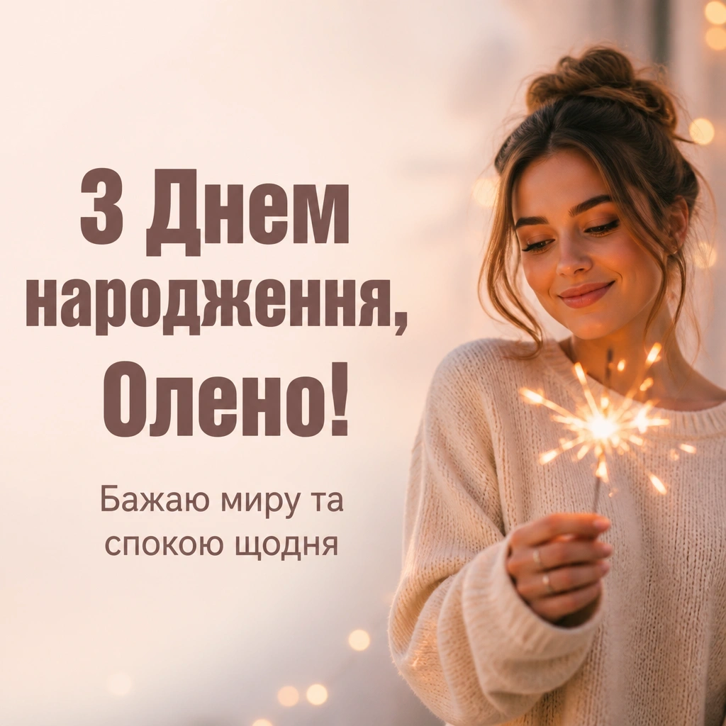 з днем народження олена