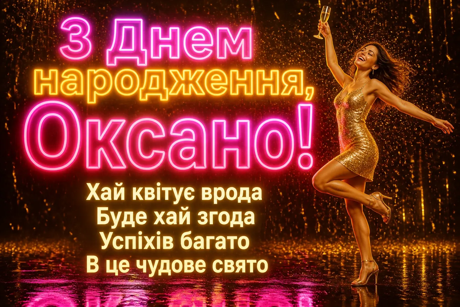 з днем народження оксана