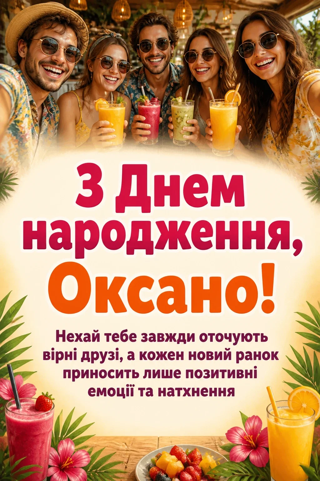 з днем народження оксана
