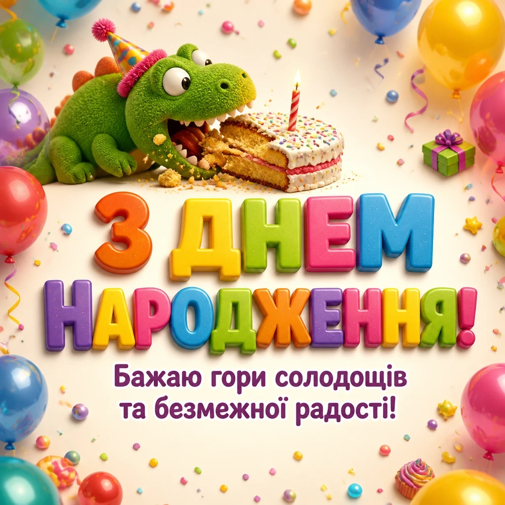 привітання хлопчика з днем народження