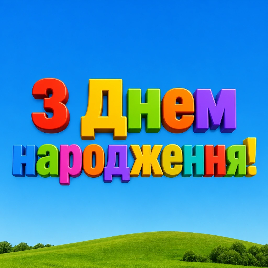 привітання хлопчика з днем народження