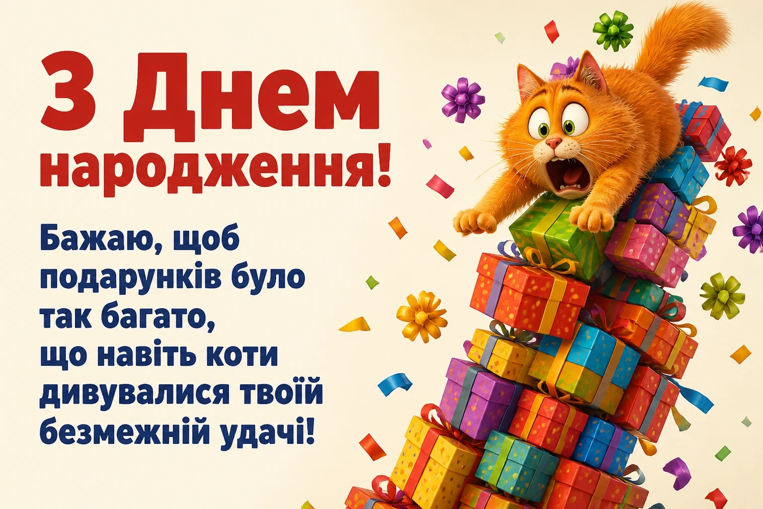 привітання хлопчика з днем народження