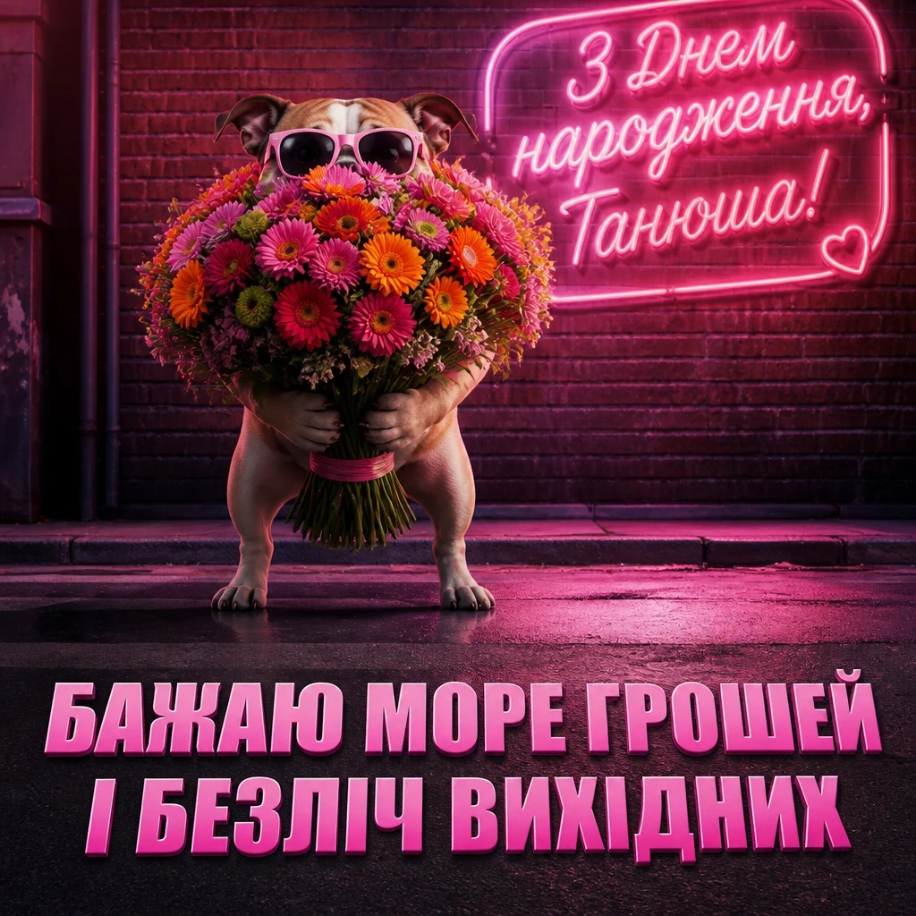 танюша з днем народження
