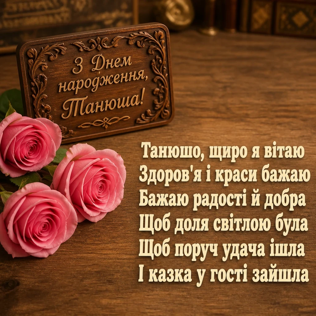 танюша з днем народження
