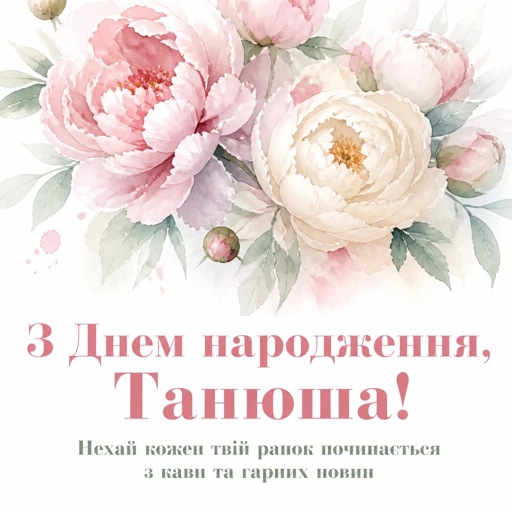 танюша з днем народження