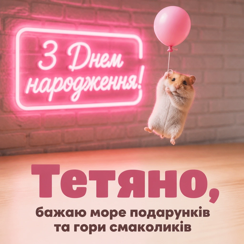 з днем народження тетяна