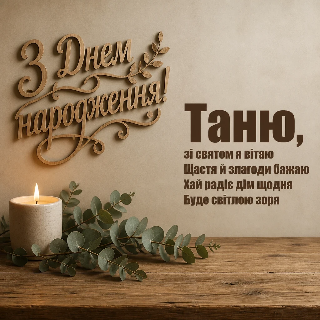 з днем народження тетяна