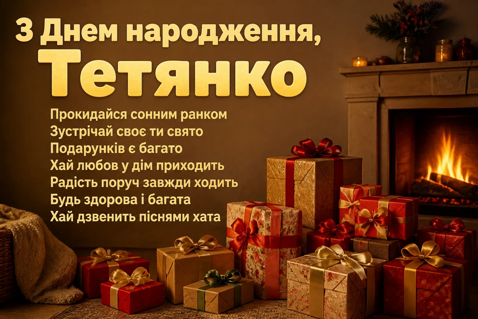з днем народження тетяна