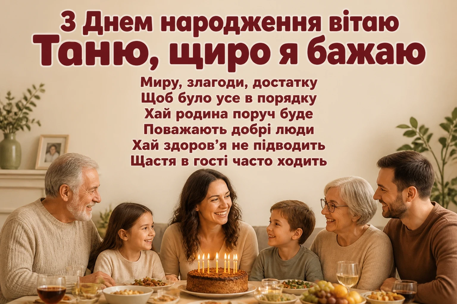 з днем народження тетяна