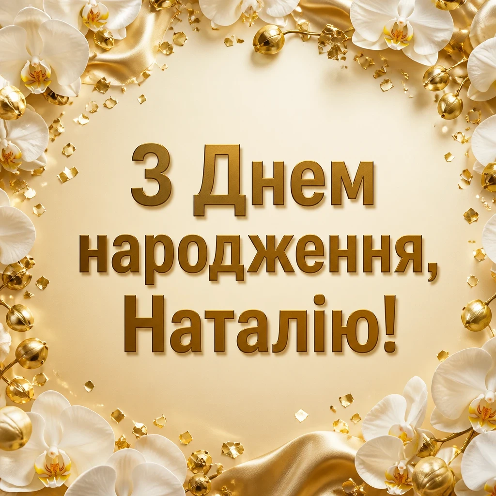 з днем народження наталія