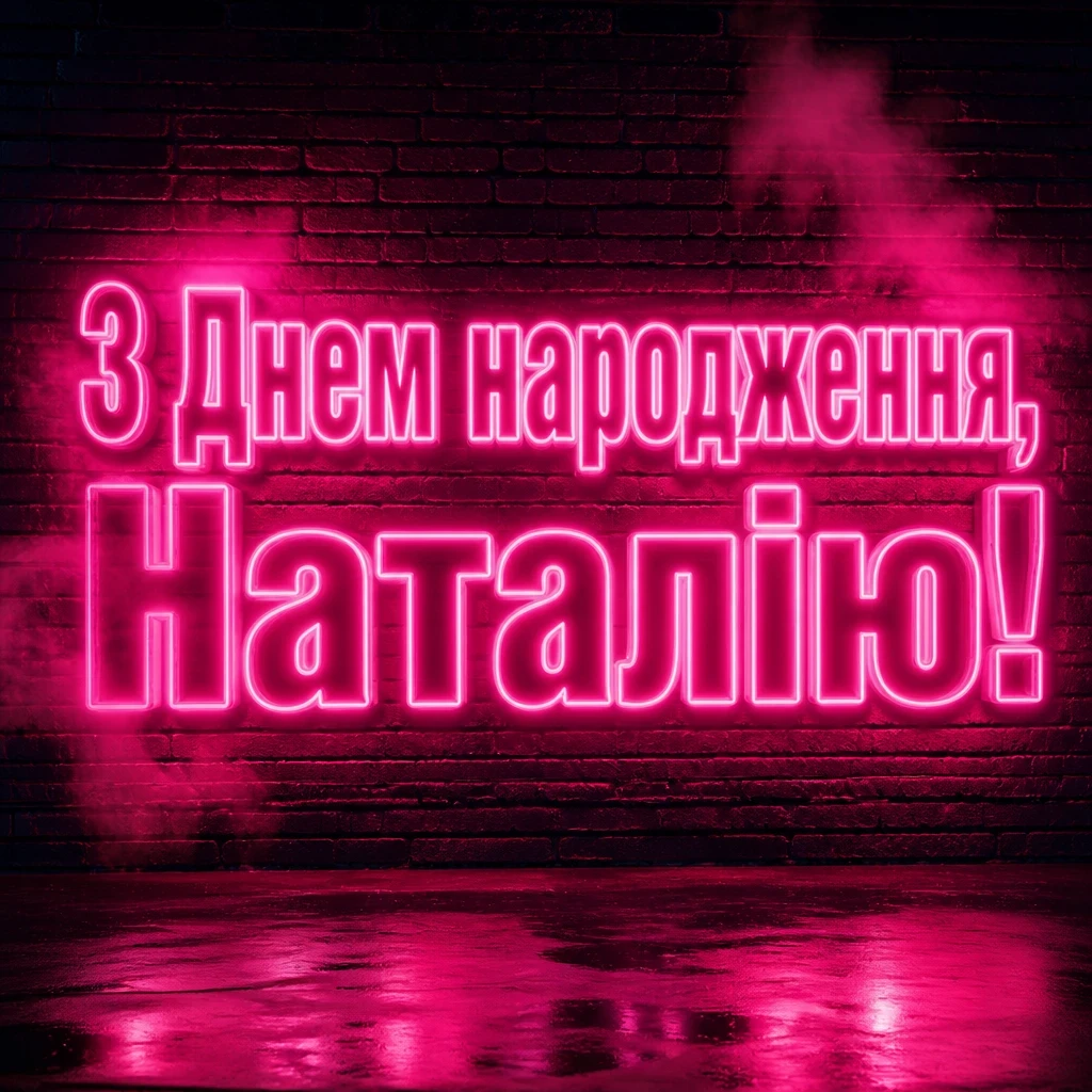 з днем народження наталія