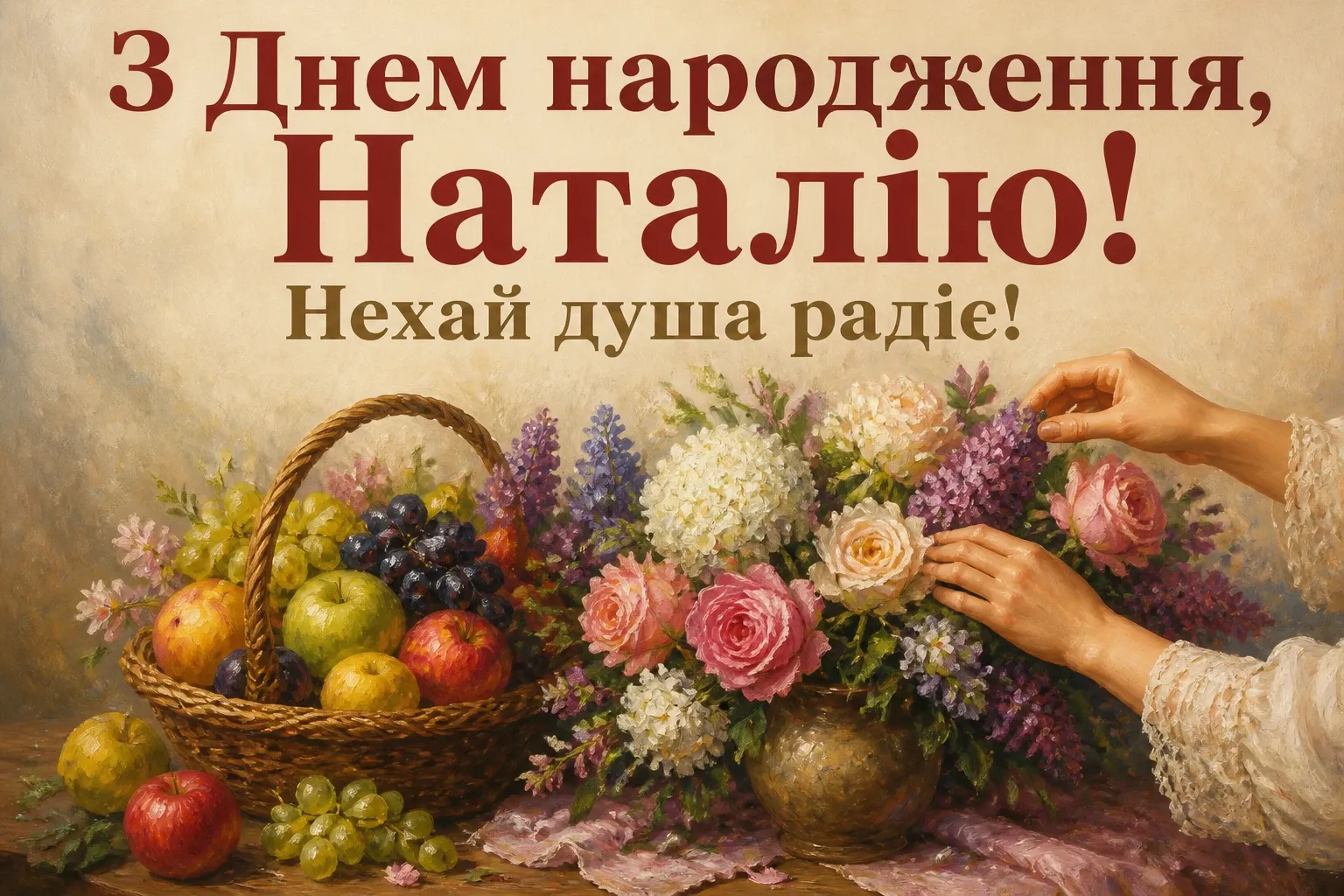 з днем народження наталія