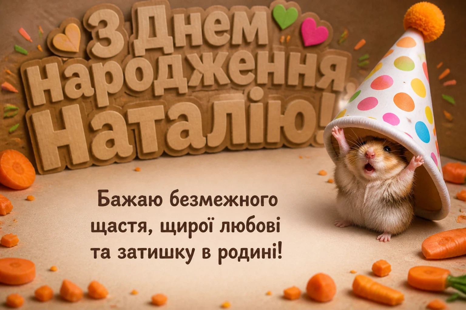 з днем народження наталія