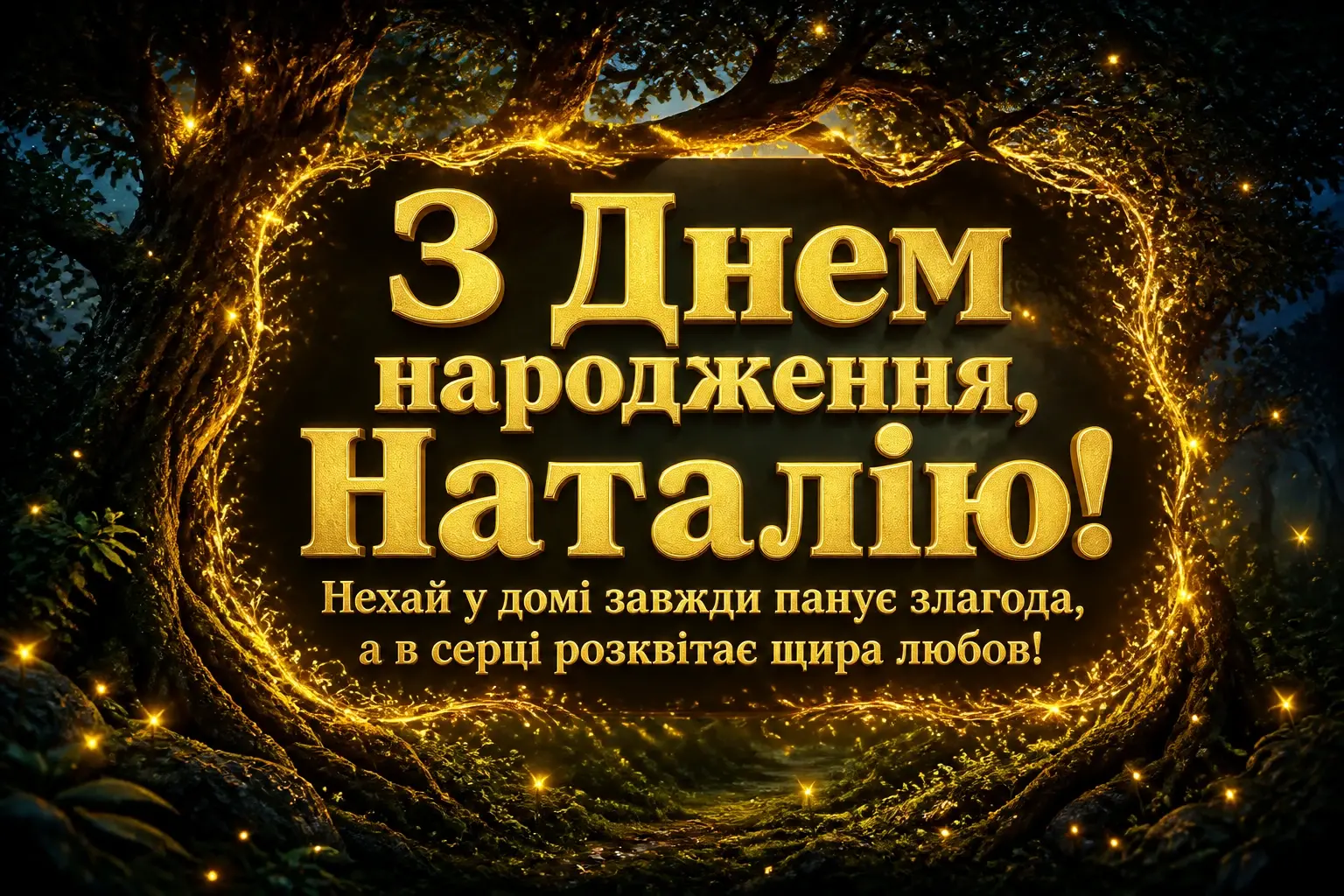 з днем народження наталія