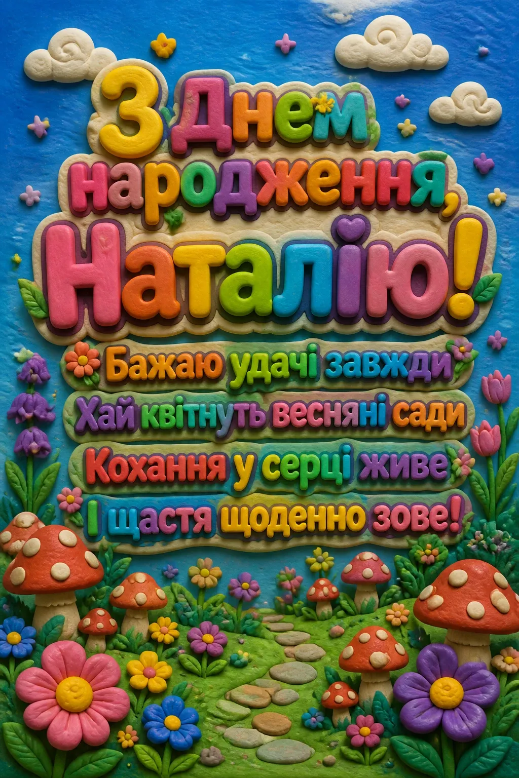 з днем народження наталія