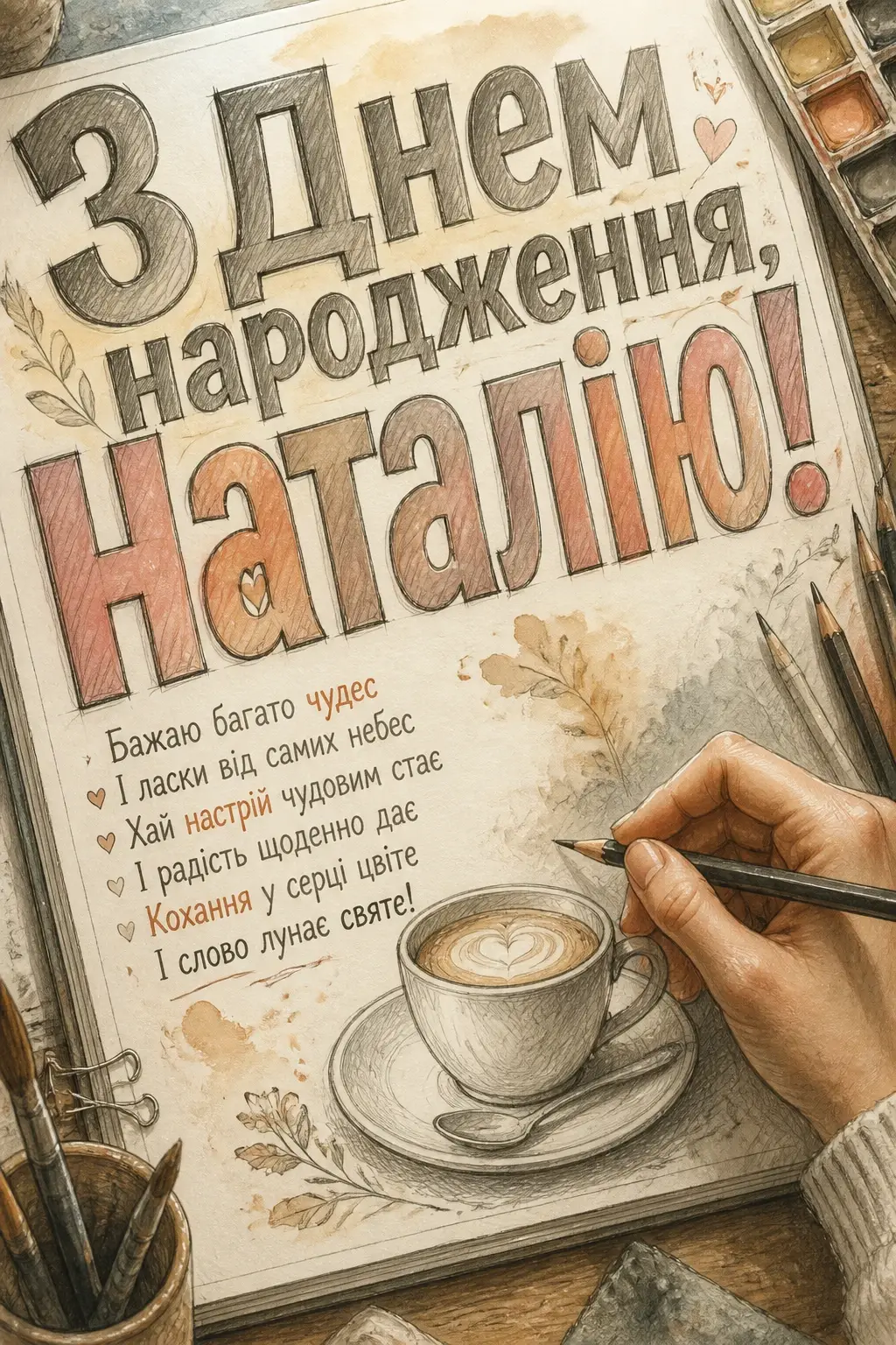 з днем народження наталія