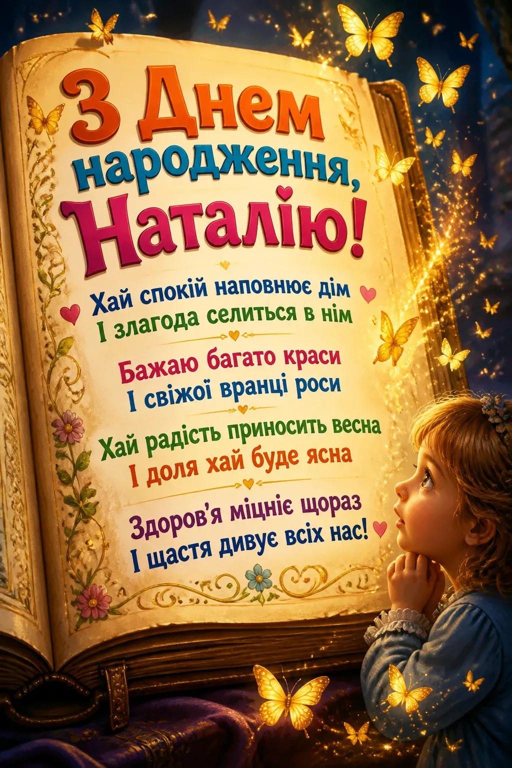 з днем народження наталія
