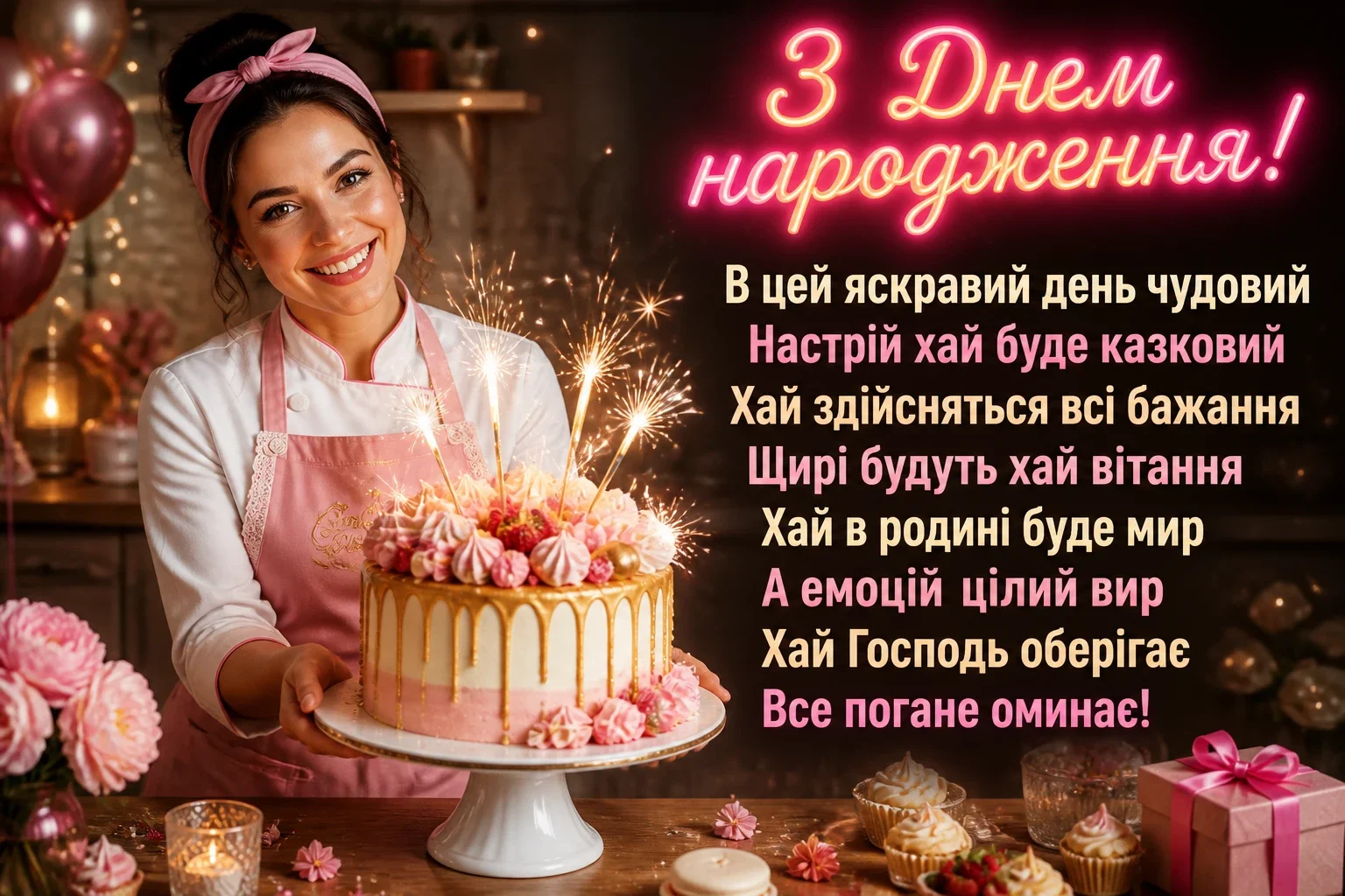 з днем народження вікторія