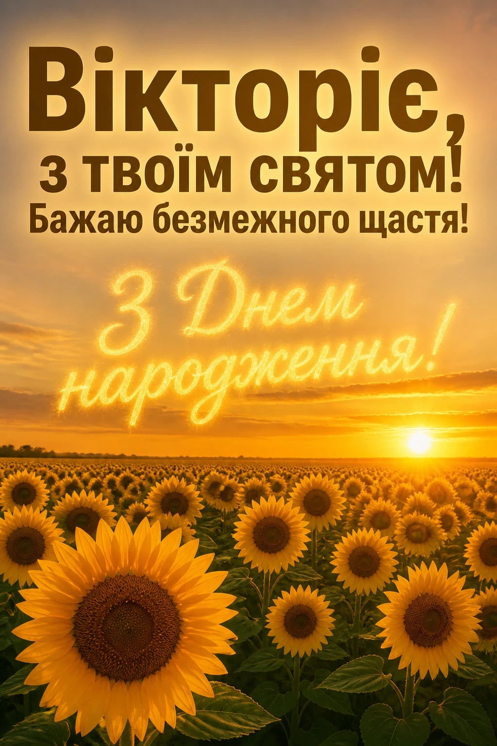 з днем народження вікторія