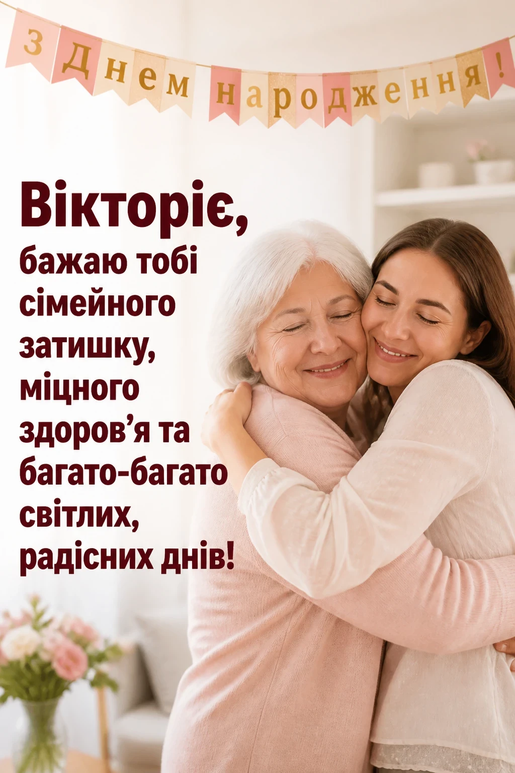 з днем народження вікторія