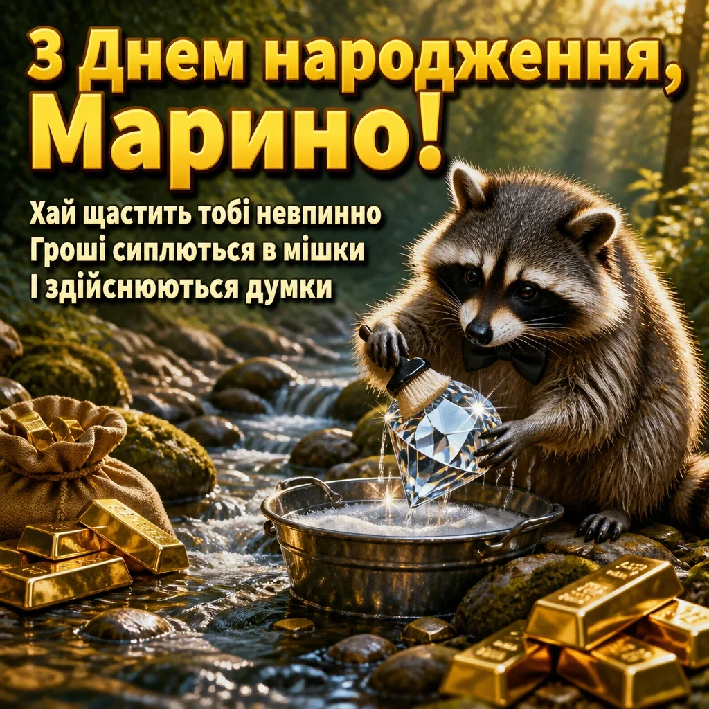 з днем народження марина